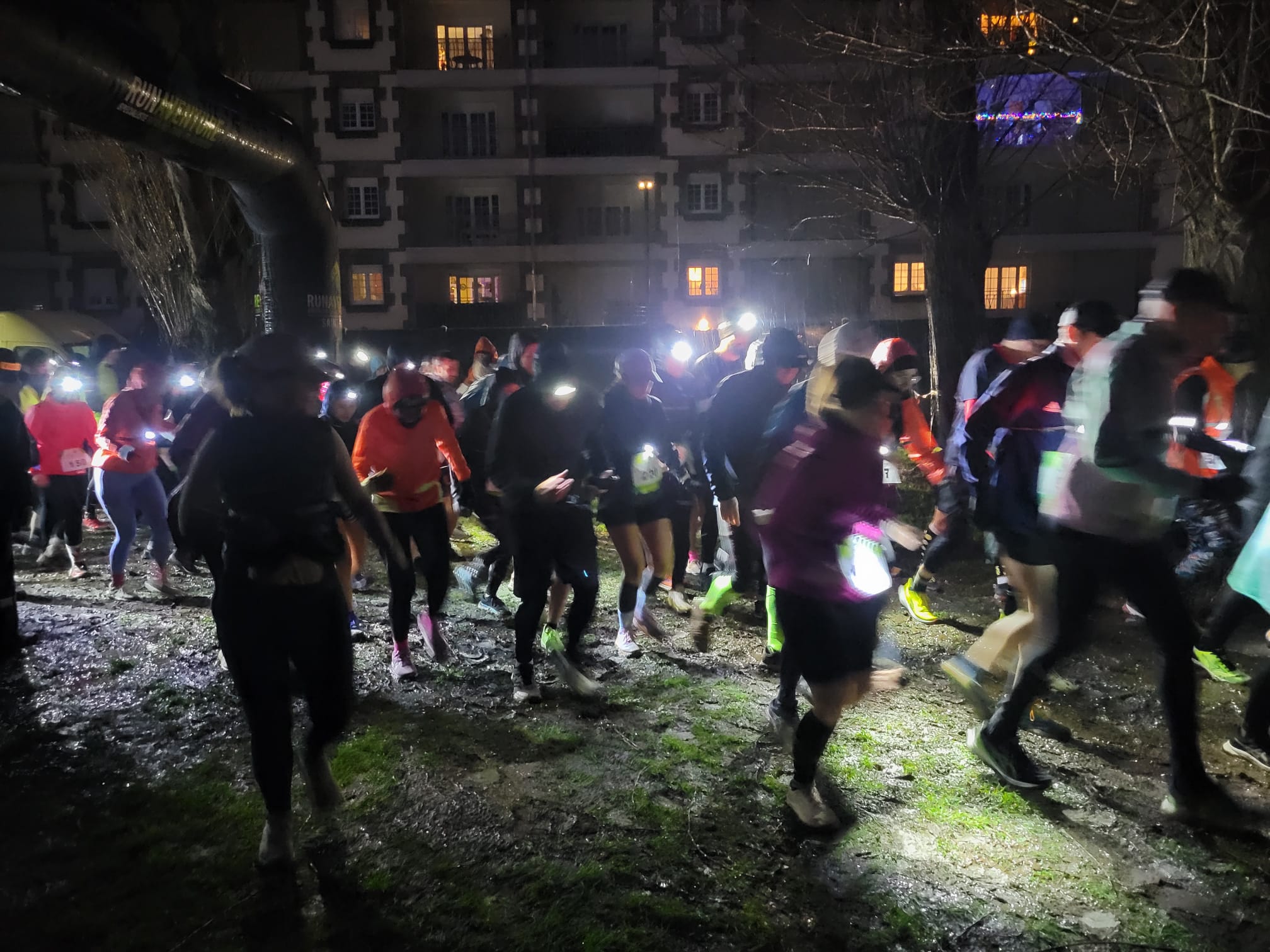 Un départ dans la boue