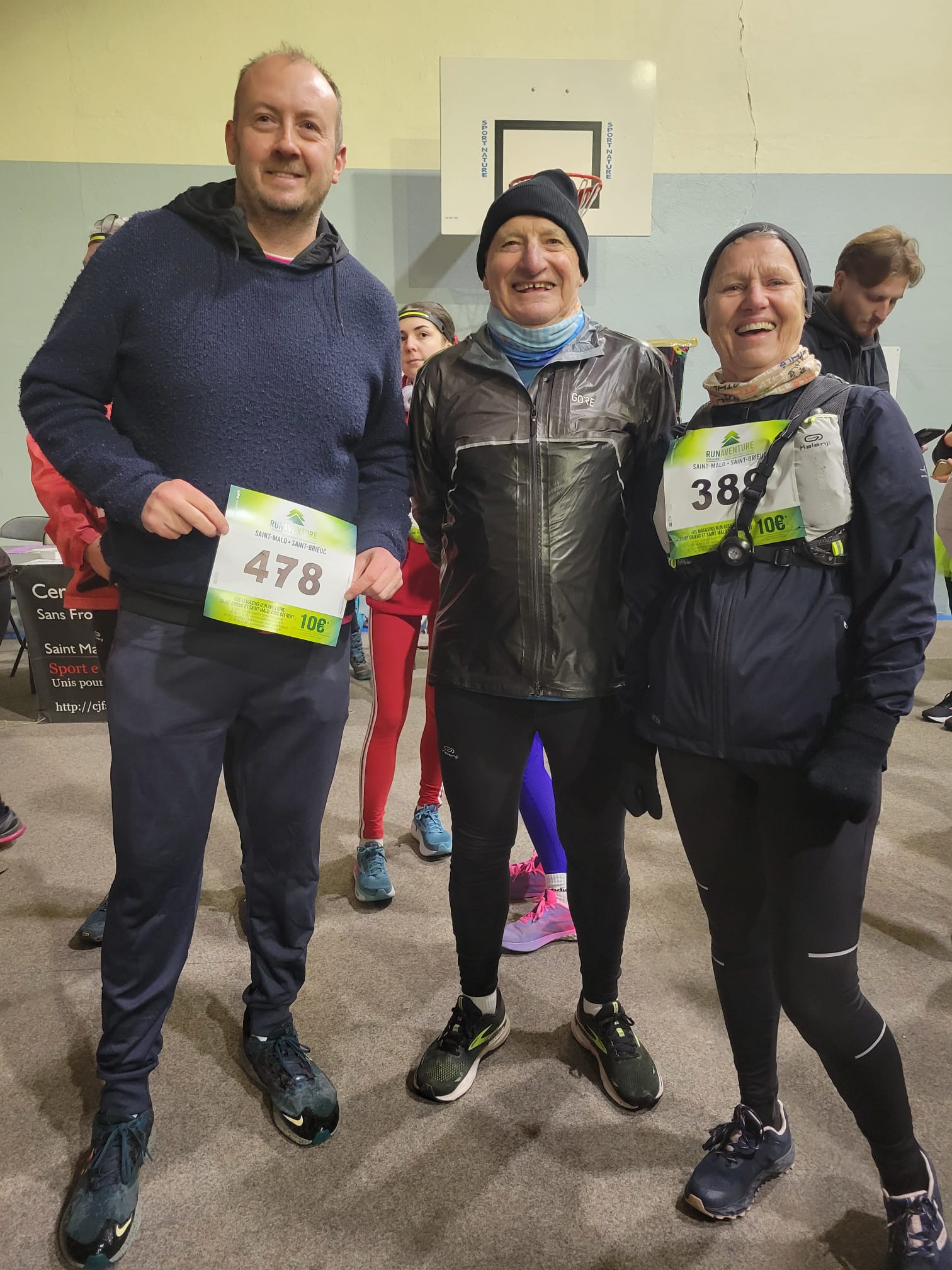 Aurélien, Joël et Chantal