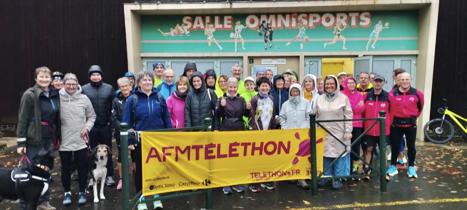 Du monde malgré l'humidité !